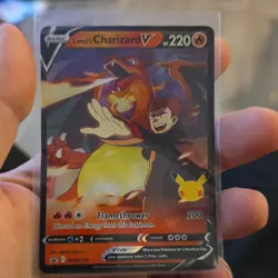 Pokemon TCG Lance's Charizard V SWSH Promo Holo Dragon 220 HP SWSH133 - Image 1
