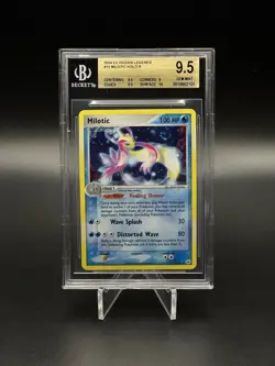 2004 Pokemon Milotic #12 Holo Rare - Hidden Legends Beckett GEM MINT 9.5 PSA 10 - Image 1