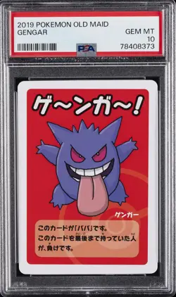 2019 POKEMON OLD MAID GENGAR PSA 10 - Image 1