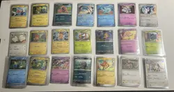 Pokemon NM Cosmo Holo Lot Of 246 Checklane Promos Swirls Stacks Of Duplicates - Image 1