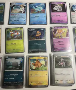 Pokemon NM Cosmo Holo Lot Of 246 Checklane Promos Swirls Stacks Of Duplicates - Image 3