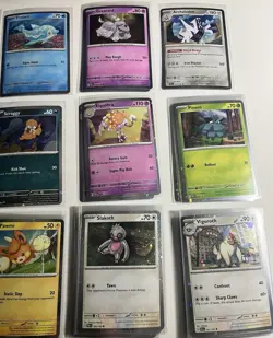 Pokemon NM Cosmo Holo Lot Of 246 Checklane Promos Swirls Stacks Of Duplicates - Image 4