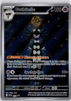 Pokemon Gothitelle 211 Black Star Promo White Flare Pokemon - Image 1