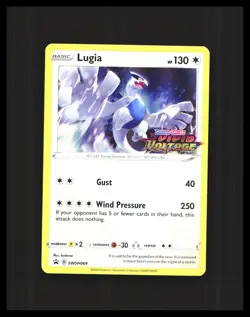Lugia Pokemon Sword & Shield Vivid Voltage SWSH069 BLACK STAR PROMO - Image 1
