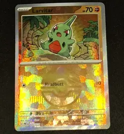 Texture Shift Error Larvitar Poke Ball 047/131 Prismatic Evolutions Pokemon TCG - Image 1