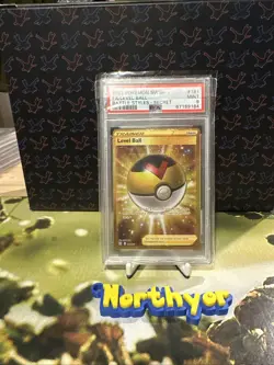 Level Ball (Secret) 181/163 Swsh05: Battle Styles Holo Pokemon mint psa 9 - Image 1