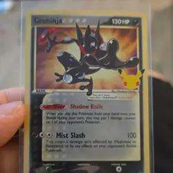 Pokemon TCG Greninja Star SWSH Promo Holo Beast 130 HP Mist Slash 100 SWSH144 - Image 1