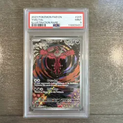 2023 Pokemon Par En Yvetal Illustration Rare PSA 9 Mint #205 - Image 1
