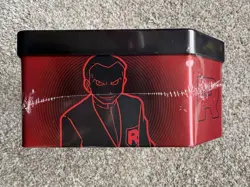 Pokemon TCG Fall Team Rockets Tin Nidoking FACTORY SEALED Destined Rivals & JT - Image 2