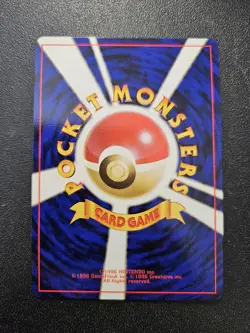 Pokemon Japanese Gym Giovanni's Nidoking Holo Rare No. 034 NEAR MINT - Image 3
