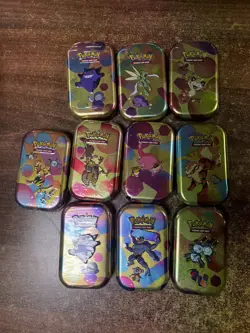 Pokemon 151 Mini Tin - Set of 10 - Brand New Factory Sealed - Random artwork - Image 4