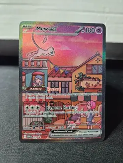 Mew ex SVP 053 Pokemon TCG Scarlet Violet 151 Black Star Promo Full Art - Image 1