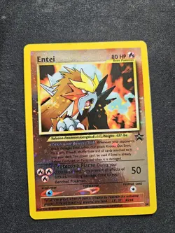 Pokemon Entei #34 Black Star Promo *Reverse Holo* Mint - Image 1