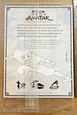 Nickelodeon "Avatar The Last Airbender" TCG/THQ – JUMBO Card. Aang. Ltd 708/5000 - Image 3
