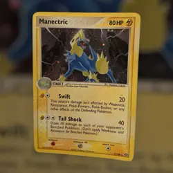 Pokemon Manectric 7/106 Holo Rare EX Emerald Card MP 2005 - Image 1