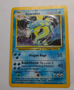 Vintage Pokemon Gyarados Holo Foil Base Set 6 / 102 CCG Card WOTC 2000 - Image 2
