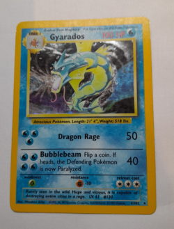 Vintage Pokemon Gyarados Holo Foil Base Set 6 / 102 CCG Card WOTC 2000 - Image 3
