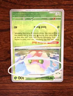 ERROR CARD - Pokemon TCG Whimsicott Prismatic Evolutions Rare Reverse Holo PSA 7 - Image 5
