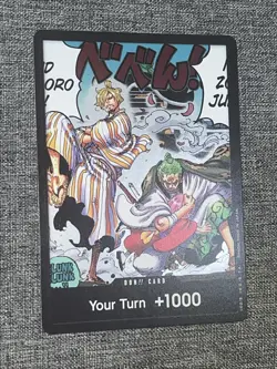 One Piece TCG Wings of the Captain OP06 Zoro Sanji Don!! Card English FOIL - Image 1