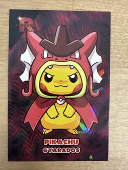 Poncho Pikachu Red Gyarados Ice Holo Pokemon Card Database Team Rocket Peru - Image 1