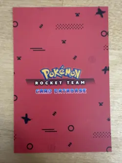 Poncho Pikachu Red Gyarados Ice Holo Pokemon Card Database Team Rocket Peru - Image 2