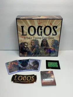 LOGOS Bible Trading Card Game Core Set Box + Bonus Extras, Cards, Stickers NEW - Image 1