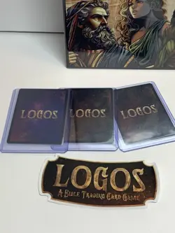 LOGOS Bible Trading Card Game Core Set Box + Bonus Extras, Cards, Stickers NEW - Image 4