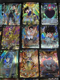 Dragon Ball Super Card Game Lot Of 72 1-10 Energy Promo All Foil Gold PR No Doub - Image 3
