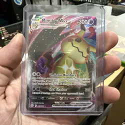 Pokemon Mimikyu VMAX Holo Ultra Rare TCG Card Brilliant Stars 069/172 NM - Image 1