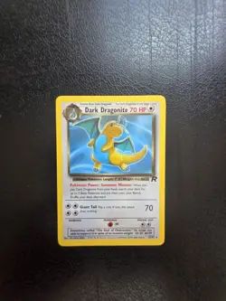 Dark Dragonite 22/82 Team Rocket Pokemon Card Vintage Wotc - LP - Image 1