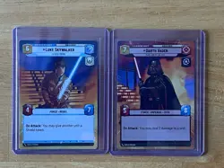 Star Wars Unlimited 2023 exclusive promo: Darth Vader and Luke Skywalker - Image 1