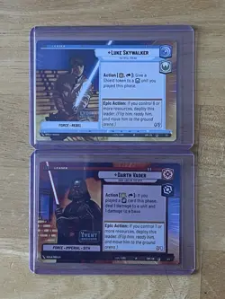 Star Wars Unlimited 2023 exclusive promo: Darth Vader and Luke Skywalker - Image 2