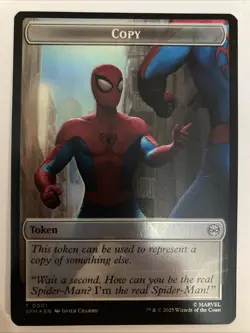 Marvel's Spider-Man Foil: Copy/Human citizen Token (0001) - (0004) Token - Image 1