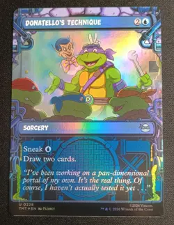 MTG TMNT - Donatello's Technique - Foil Showcase - Image 1