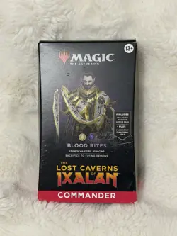 Magic The Gathering The Last Caverns of Ixalan, Blood Rites, Commander Deck 195166230245 - Image 1