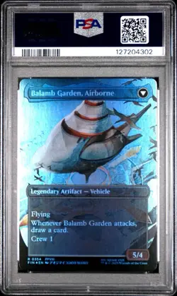 PSA 10 Balamb Garden, SeeD Academy Borderless 0354 FOIL Final Fantasy Magic MTG - Image 3