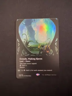 Evendo, Waking Haven (Borderless) Edge of Eternities Foil Mint - Image 1