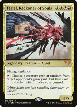 Tariel, Reckoner of Souls [From the Vault: Angels] Magic MTG - Image 1