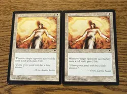X2 MTG Magic The Gathering Warmth Tempest Regular NM - Image 1