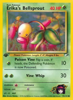 Pokemon TCG: Gym Heroes - Erika's Bellsprout - 1st Edition - Near Mint - Image 1
