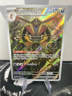 Pokemon TCG - Kingambit 220/198 - Illustration Rare - Scarlet & Violet - NM/M - Image 2