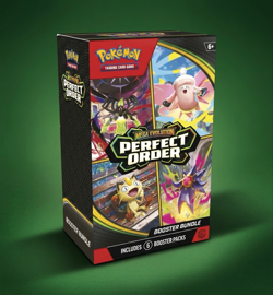PRE-ORDER—Pokemon Mega Evolution Perfect Order Booster Bundle 6 Booster Packs - Image 1