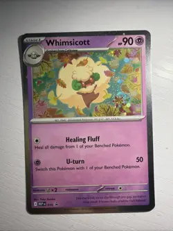 Whimsicott 019 Cosmos Holo Black Star Promo 2025 Pokemon TCG WITH SWIRL - Image 1