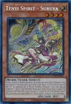 Yugioh! LP Tenyi Spirit - Suruya - SUDA-EN021 - Secret Rare - 1st Edition Lightl - Image 1