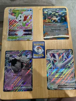 Jumbo Pokemon Card Lot Includes Darkrai And Cresselia Legend And 2 Zoroark Jumbo - Image 4