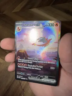 Pokemon SV Scarlet & Violet 151 Charizard EX Card 199/165 Sir NM Condition - Image 1