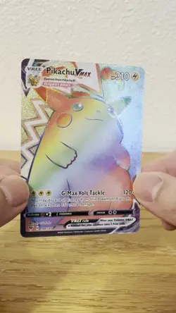 Pokemon Pikachu VMAX 188/185 Vivid Voltage 2020 Secret Rainbow Rare Card TCG - Image 2