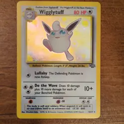 Pokemon Wigglytuff 16/64 Jungle Holo Rare Near Mint Wizards English Card - Image 1