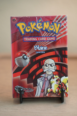 Pokemon Trading Card Game Blaine Theme Deck Factory Sealed Gym Challenge WOTC - Image 1