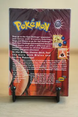 Pokemon Trading Card Game Blaine Theme Deck Factory Sealed Gym Challenge WOTC - Image 2